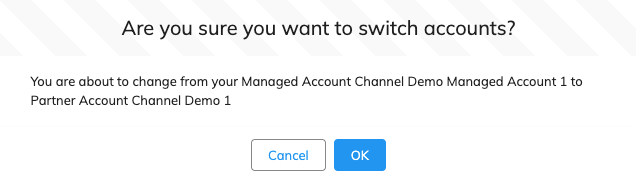 Switch from Managed to Partner Account